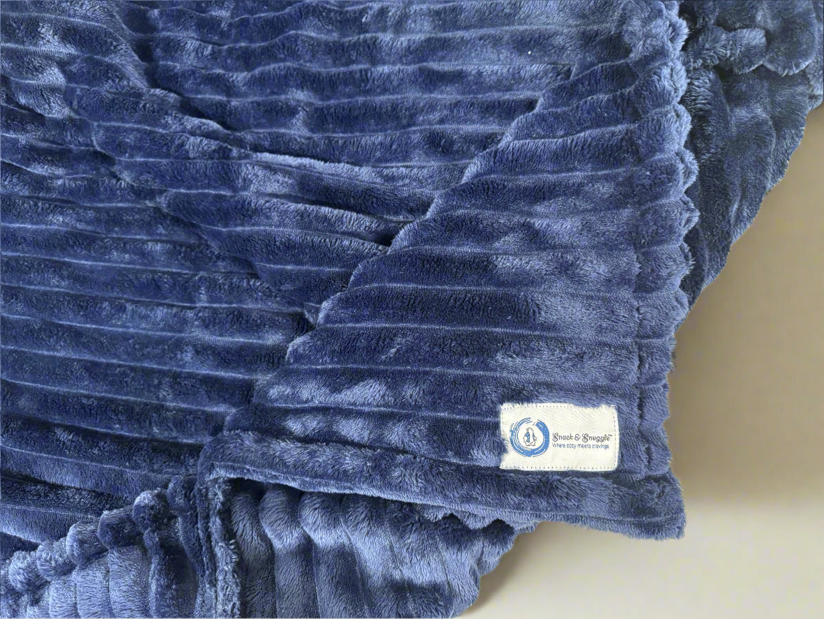 Snack & Snuggle™  Raschel Blanket - Available in 3 Colors