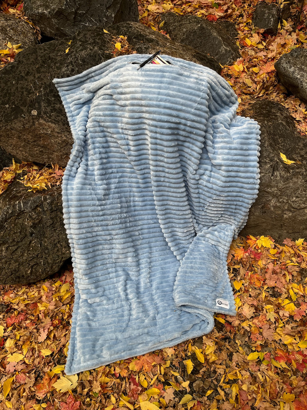 Snack & Snuggle™  Raschel Blanket - Available in 3 Colors