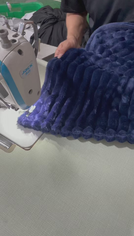 Snack & Snuggle™  Raschel Blanket - Available in 3 Colors